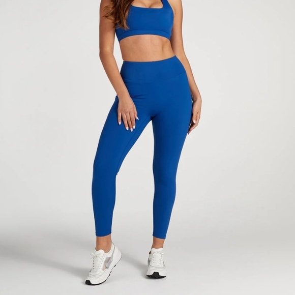 Bylt Basics Metta High Waist Legging In Energy Blue Women's XS Yoga Gym Workout - Picture 2 of 13